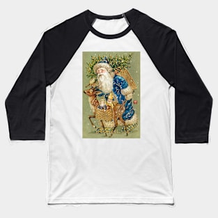 Vintage Santa Claus Baseball T-Shirt